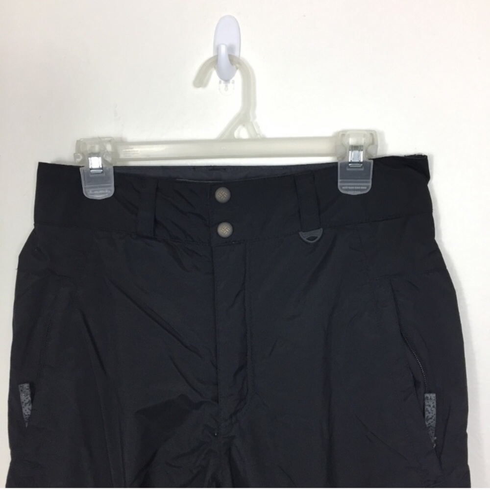 Men's S Columbia Omni Tech Black Gray Nylon Pants